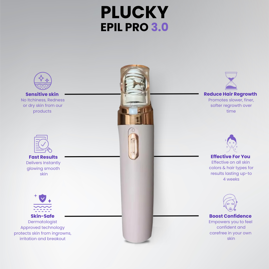 Plucky - Facial Hair Remover - 40% OFF!